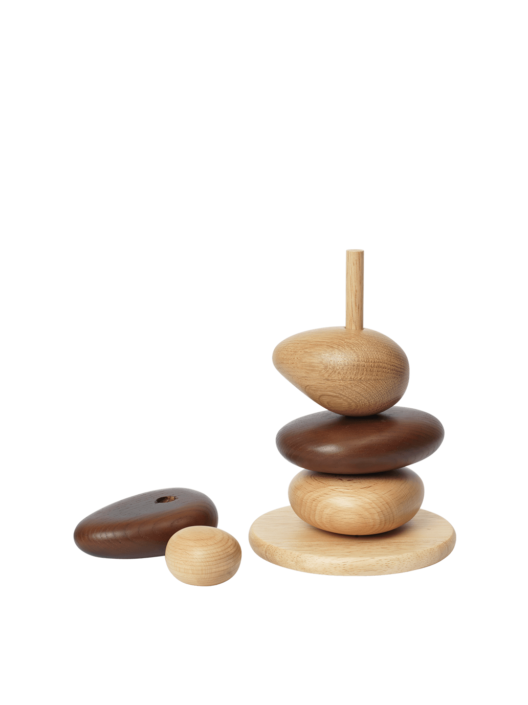 Drewniana układanka Pebble Ferm Living BÉBÉ Concept 