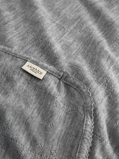 Kocyk niemowlęcy z wełny merino Alida Pointelle MarMar Copenhagen BÉBÉ Concept 