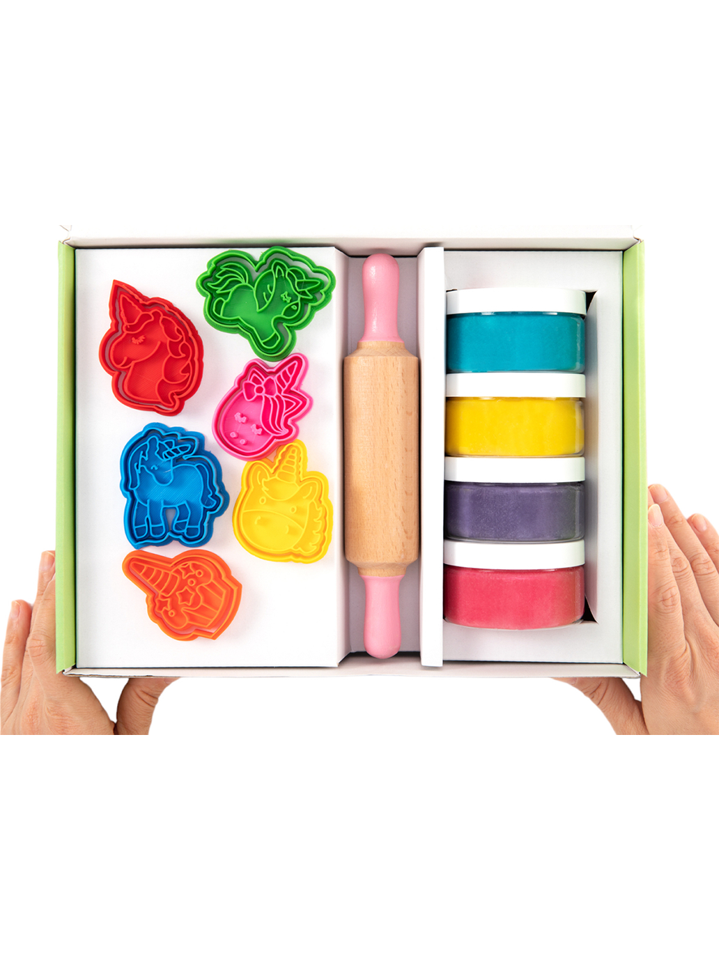 Zestaw kreatywny z naturalną ciastoliną i foremkami ChildGen BÉBÉ Concept 