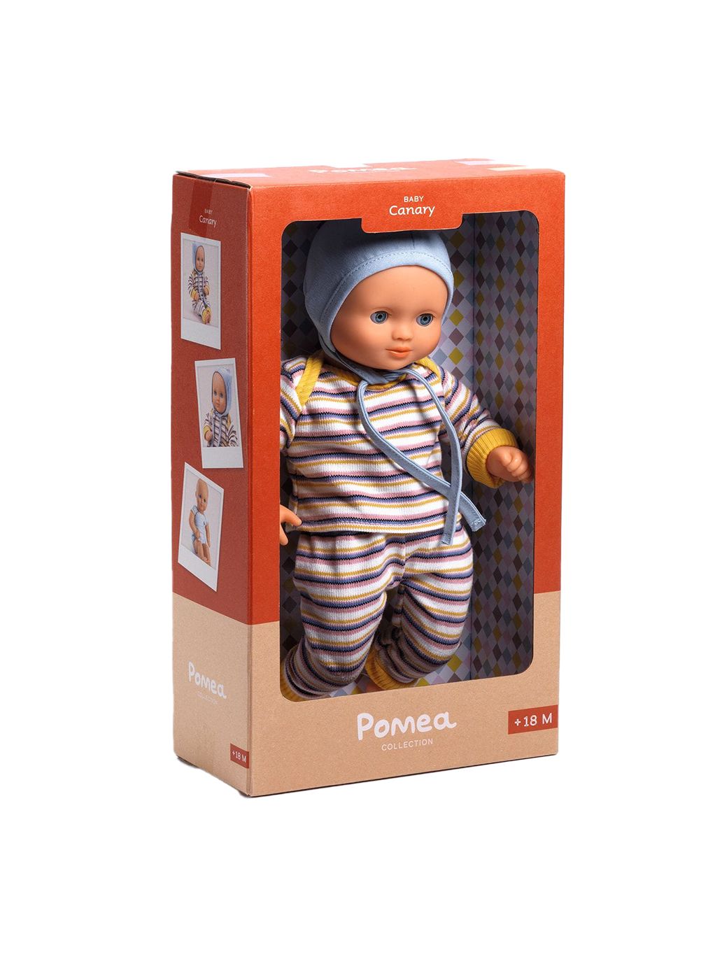 Lalka z ruchomymi powiekami Baby Pomea Djeco BÉBÉ Concept 