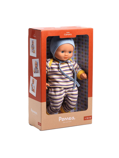 Lalka z ruchomymi powiekami Baby Pomea Djeco BÉBÉ Concept 