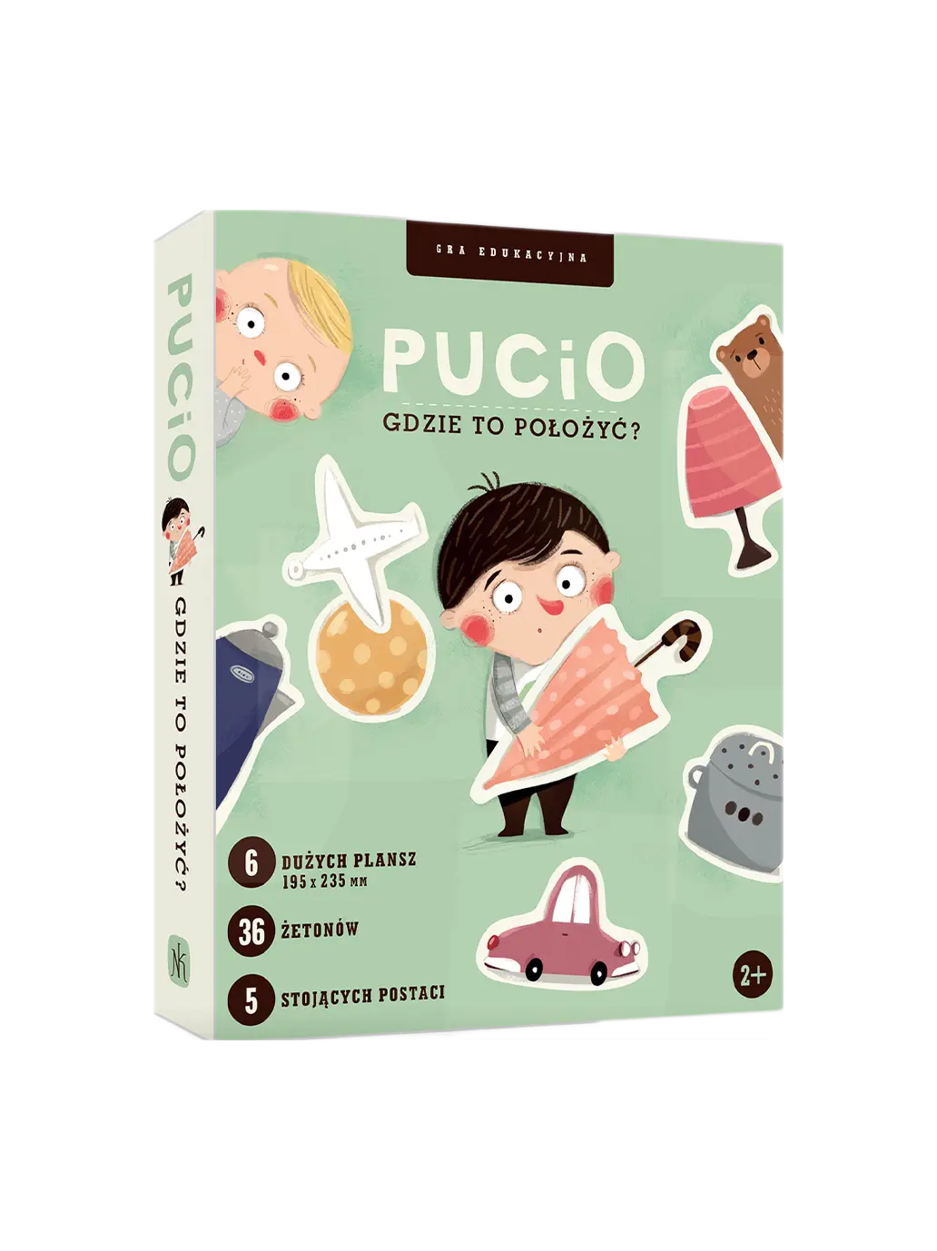 Pucio. Gdzie to położyć? Wydawnictwo Nasza Ksiegarnia BÉBÉ Concept