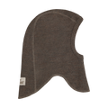 Kominiarka Balaclava Wool Rib BROWN MELANGE