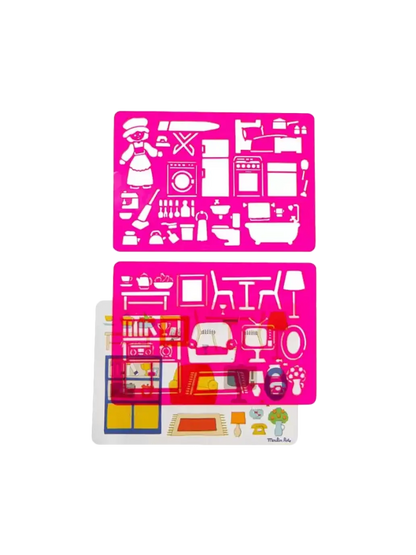 szablony do rysowania Moulin Roty BÉBÉ Concept