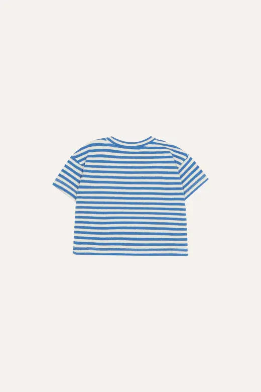 Blue Stripes Baby Tshirt The Campamento BEBE Concept 