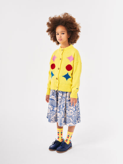 Sweter kardigan Sparkles intarsia Bobo Choses BÉBÉ Concept 