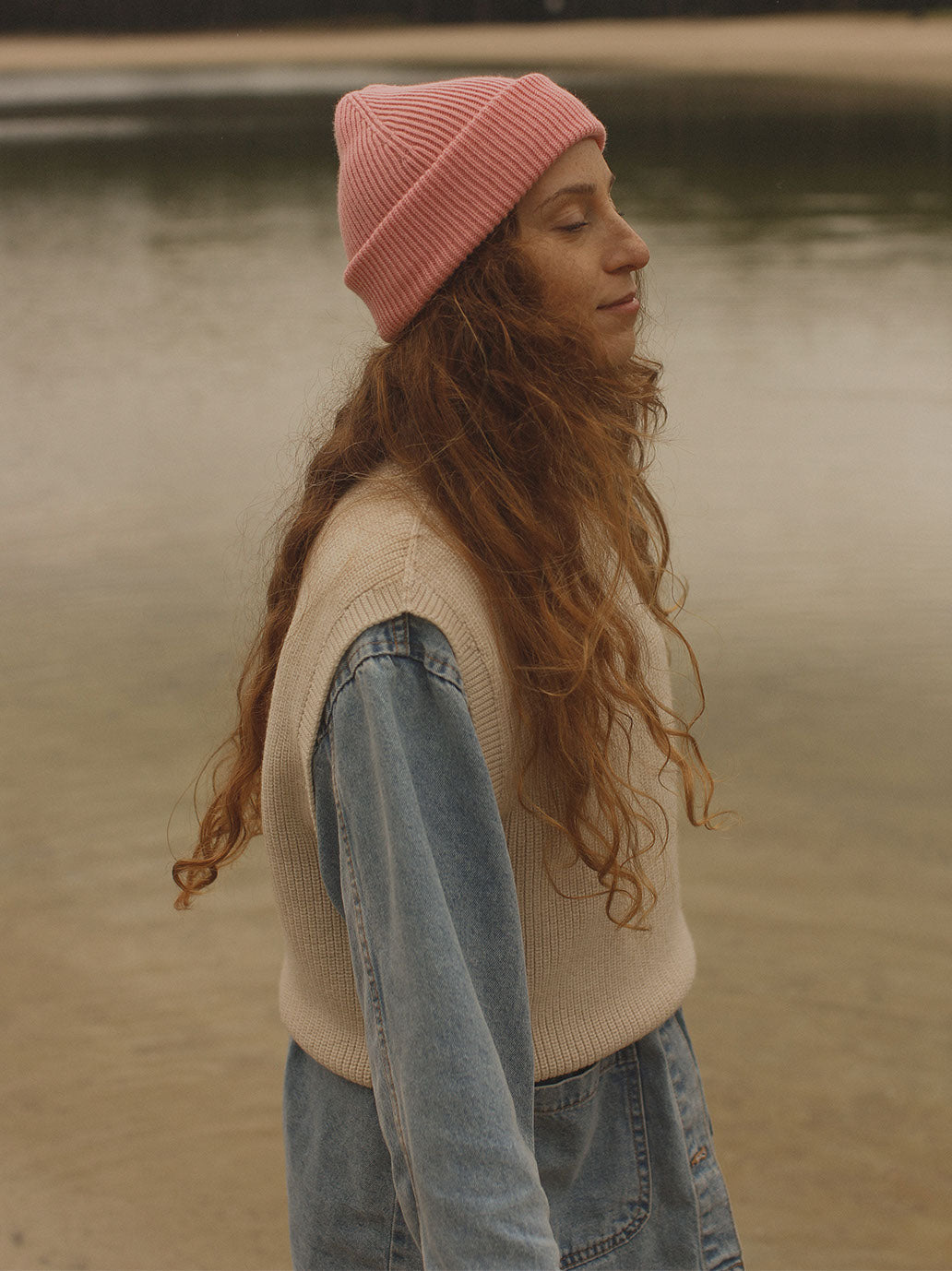 Kamizelka merino Helle Hvid BÉBÉ Concept 