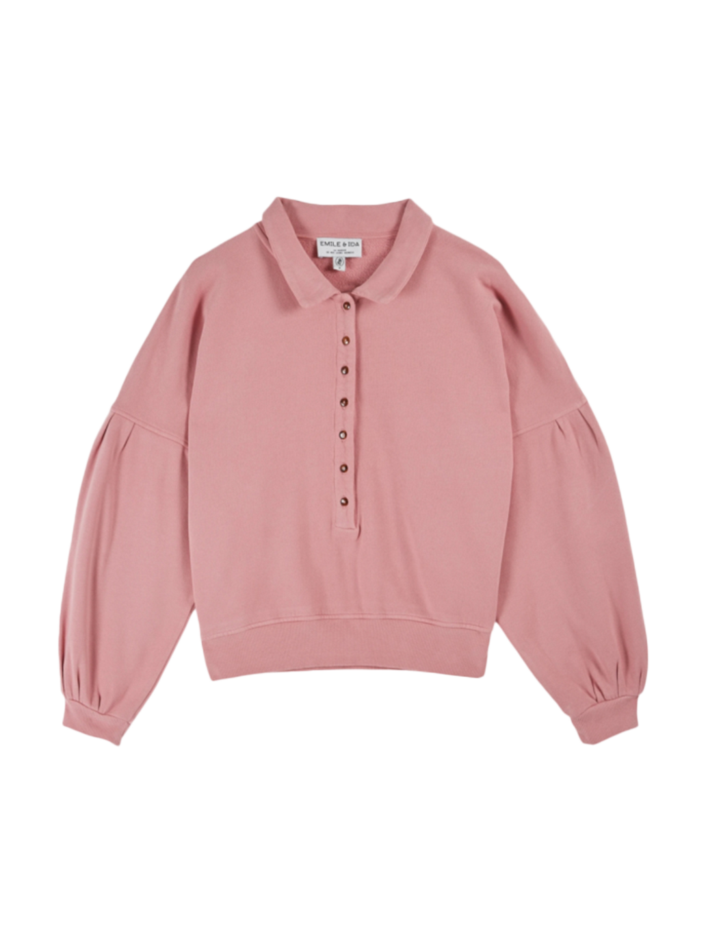Bluza Polo collar sweatshirt Emile et Ida BÉBÉ Concept 