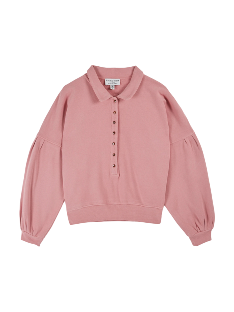 Bluza Polo collar sweatshirt Emile et Ida BÉBÉ Concept 