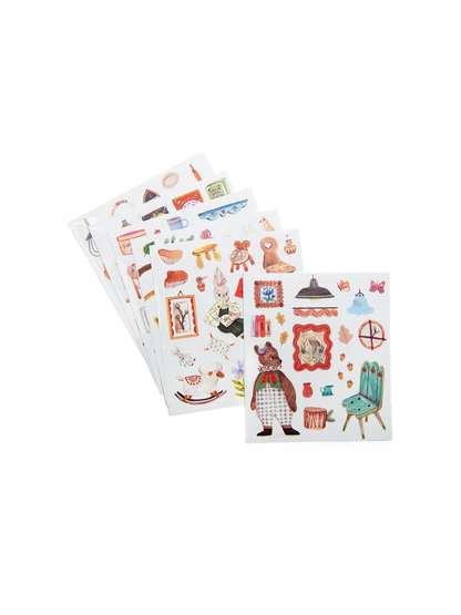 Kolorowanka z naklejkami Moulin Roty BÉBÉ Concept 