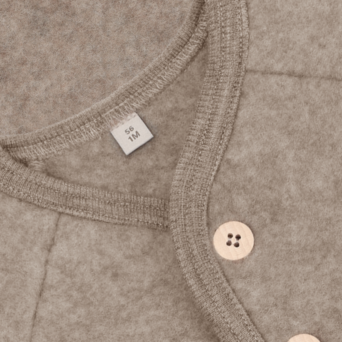 Kurtka Jacket Wool Fleece w. Buttons SAVANNAH MELANGE