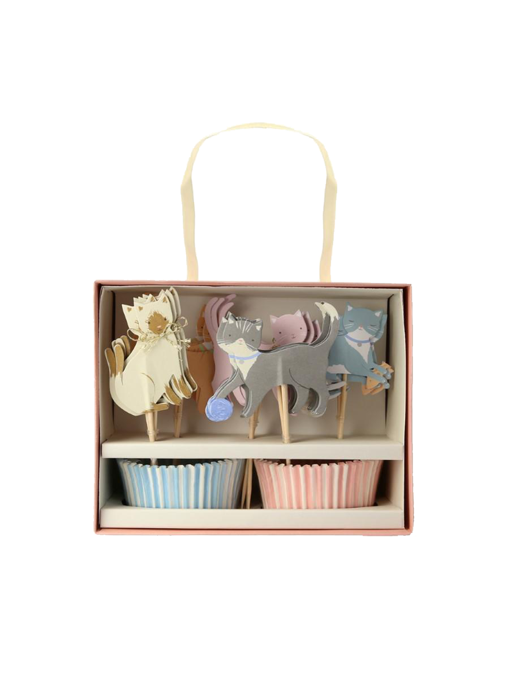 Zestaw papierowych ozdób do babeczek i ciast Meri Meri BÉBÉ Concept 