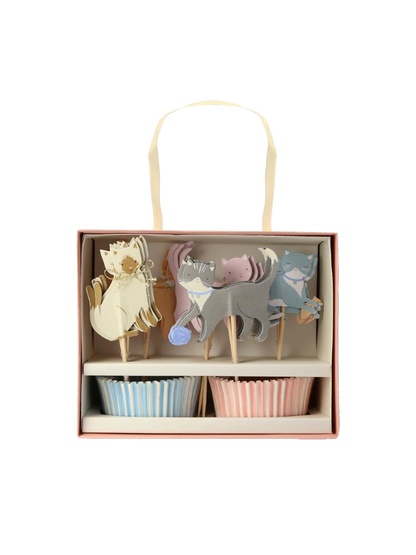 Zestaw papierowych ozdób do babeczek i ciast Meri Meri BÉBÉ Concept 