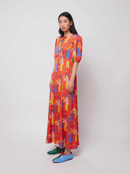 Sukienka Couples print satin dress Adult Bobo Choses BÉBÉ Concept 