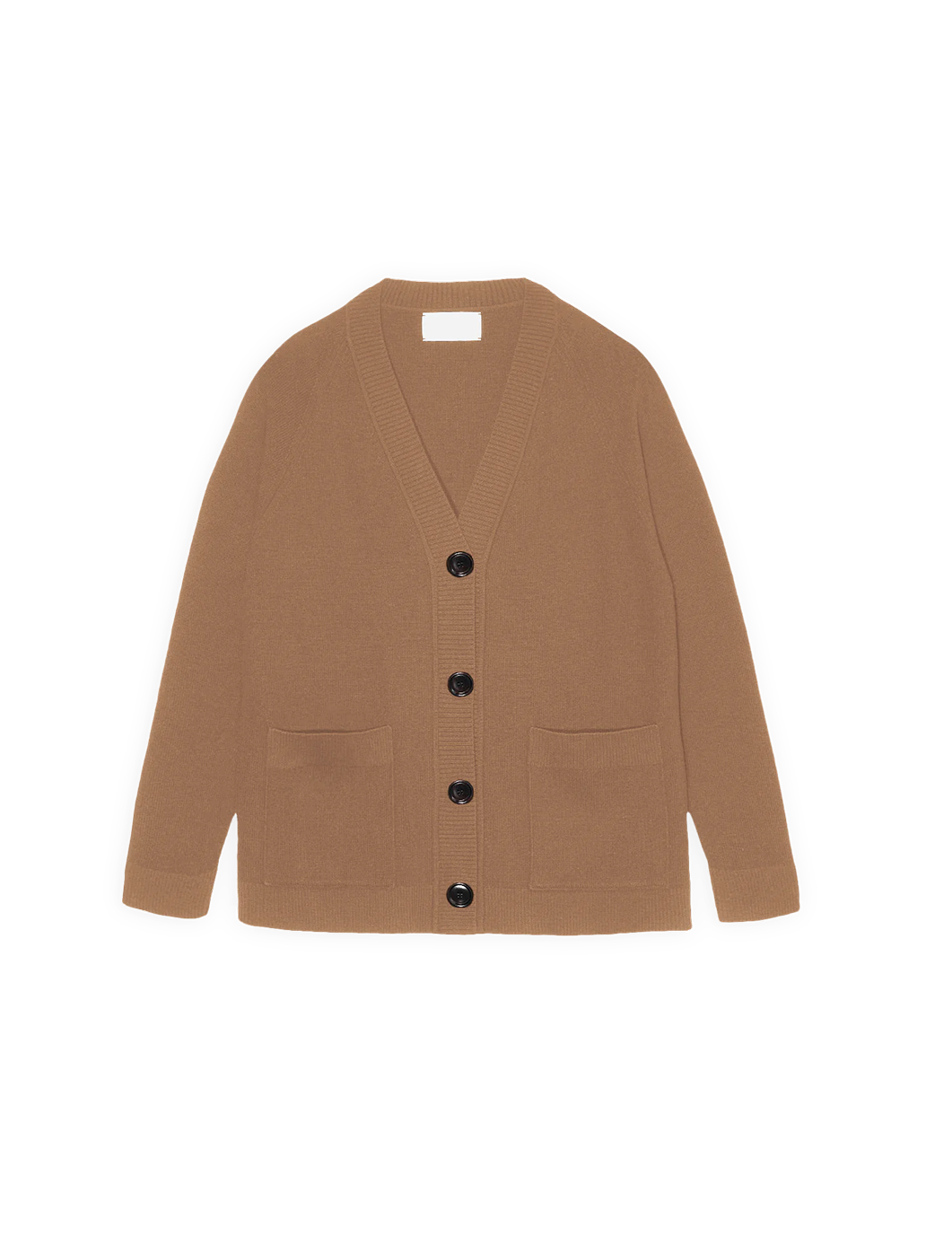 Damski kardigan oversize z wełny merino Everyday TOFFEE