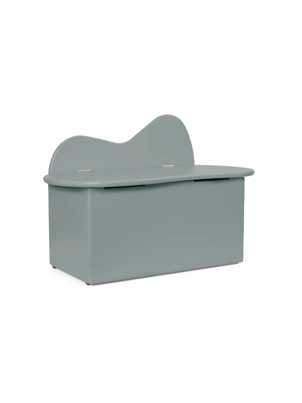 Drewniana ława ze schowkiem Slope Bench Ferm Living BÉBÉ Concept