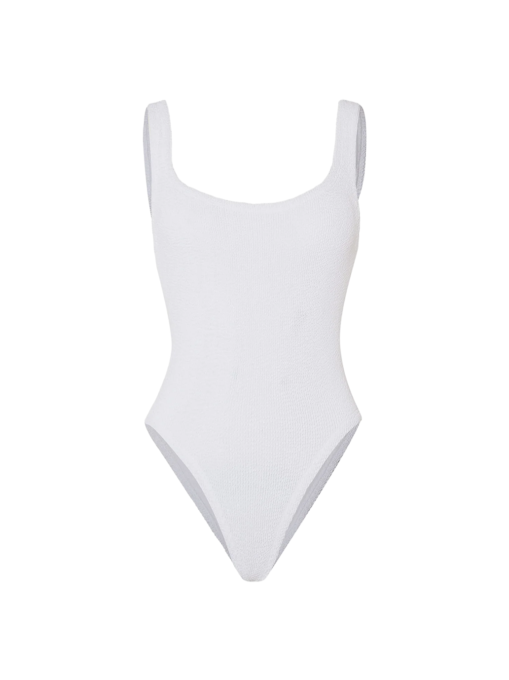 Square Neck swimsuit WHITE
