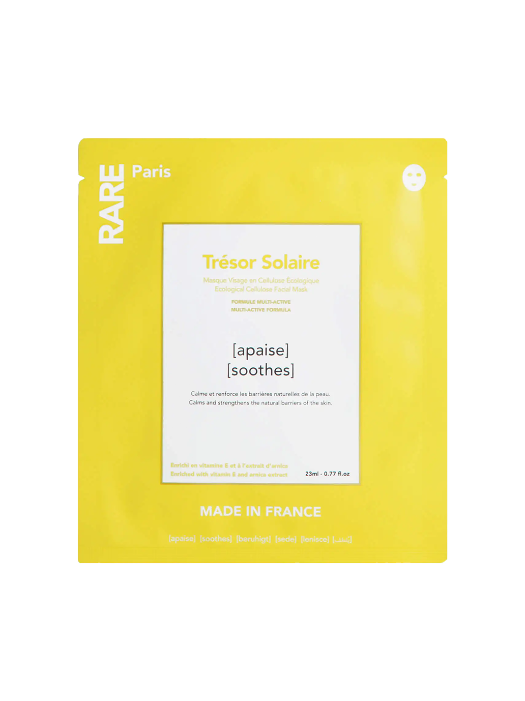 Kojąca maska w płachcie Rare Paris BÉBÉ Concept 