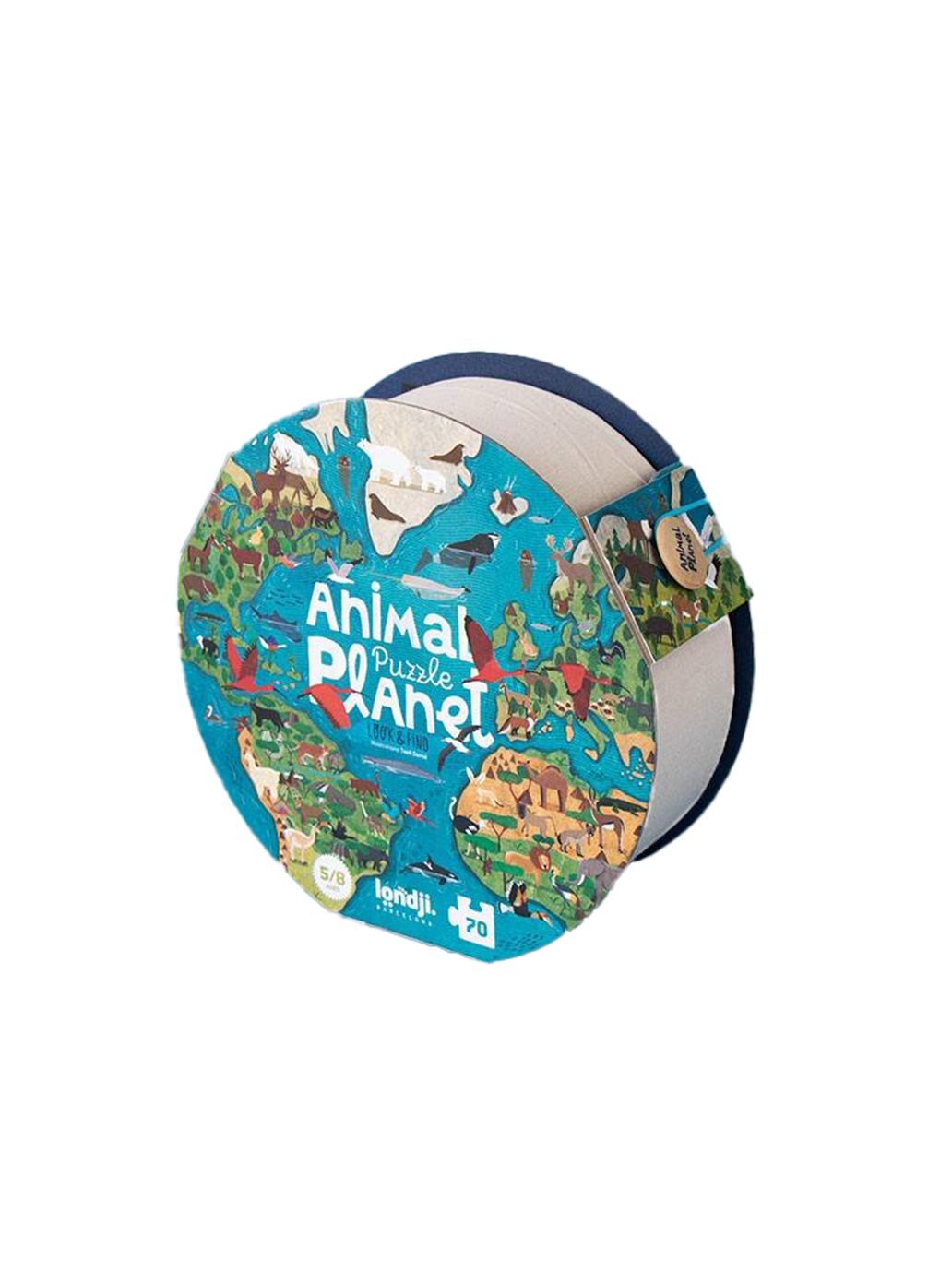 Puzzle z grą obserwacyjną Animal Planet Londji BÉBÉ Concept 