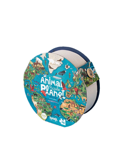 Puzzle z grą obserwacyjną Animal Planet Londji BÉBÉ Concept 