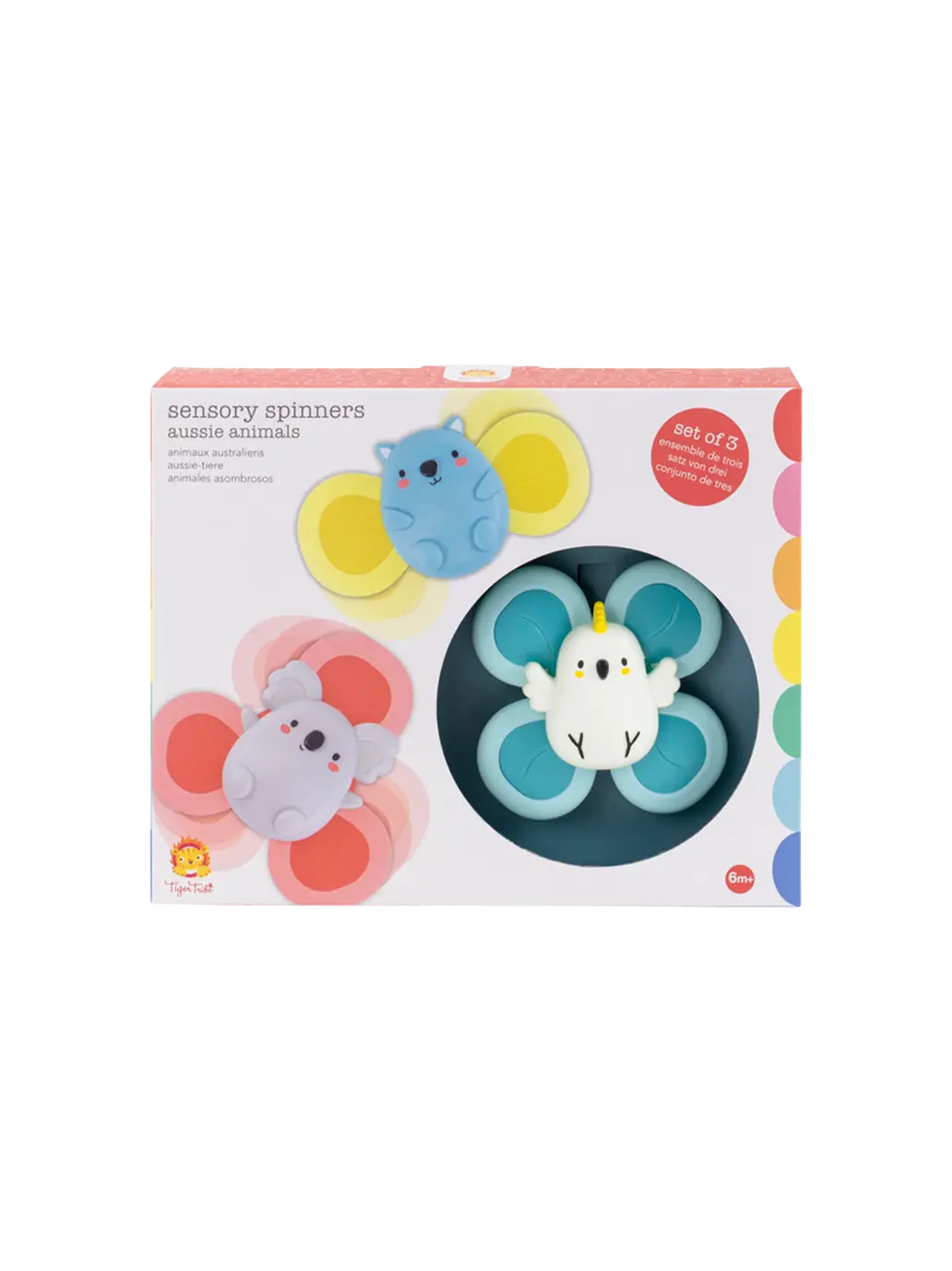 Aktywizująca zabawka Sensory Spinners Tiger Tribe BEBE Concept 