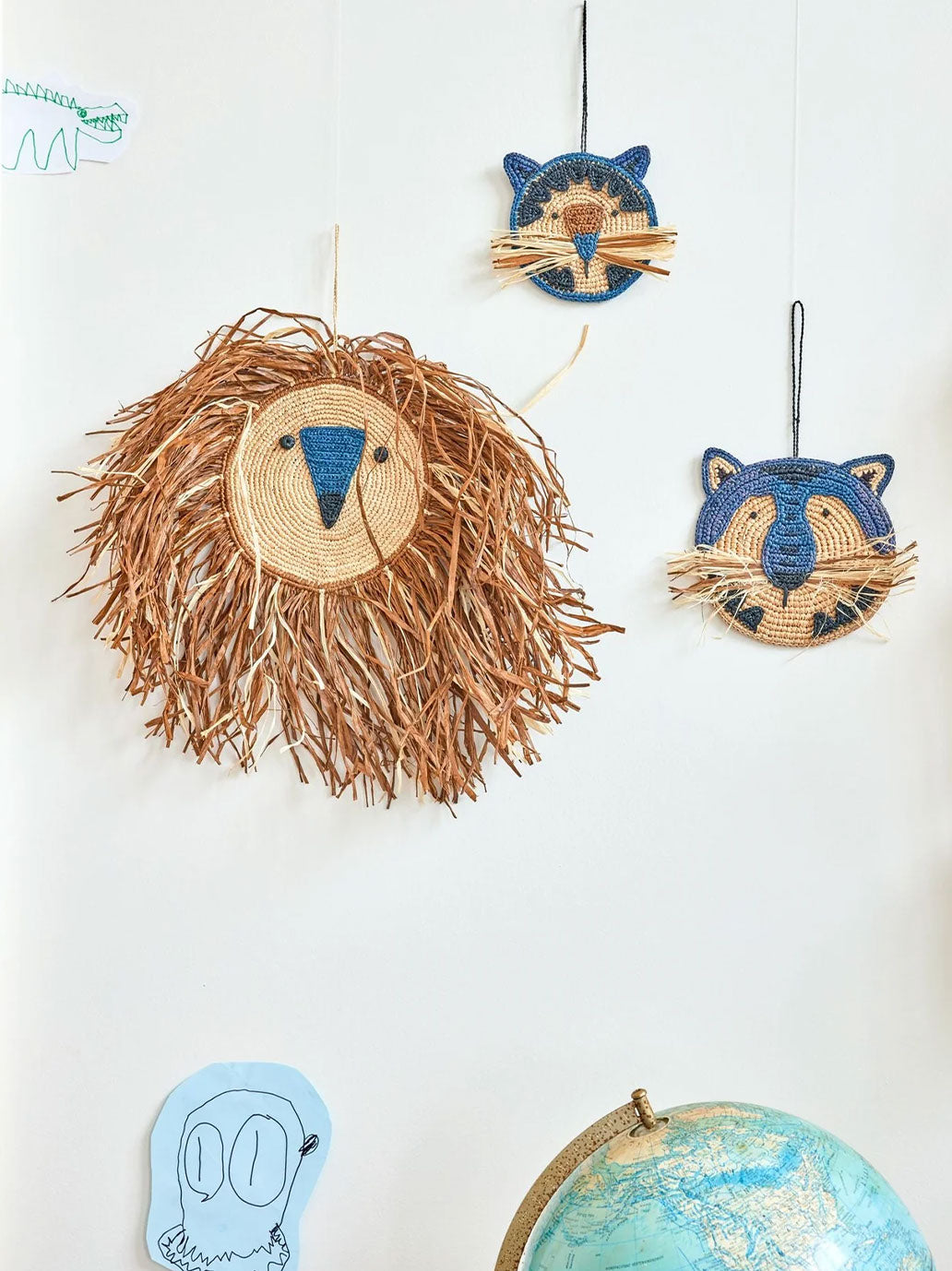 Ozdoba ścienna z rafii RICE BÉBÉ Concept 