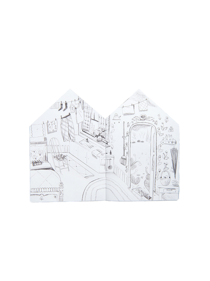 Kolorowanka z naklejkami Moulin Roty BÉBÉ Concept 