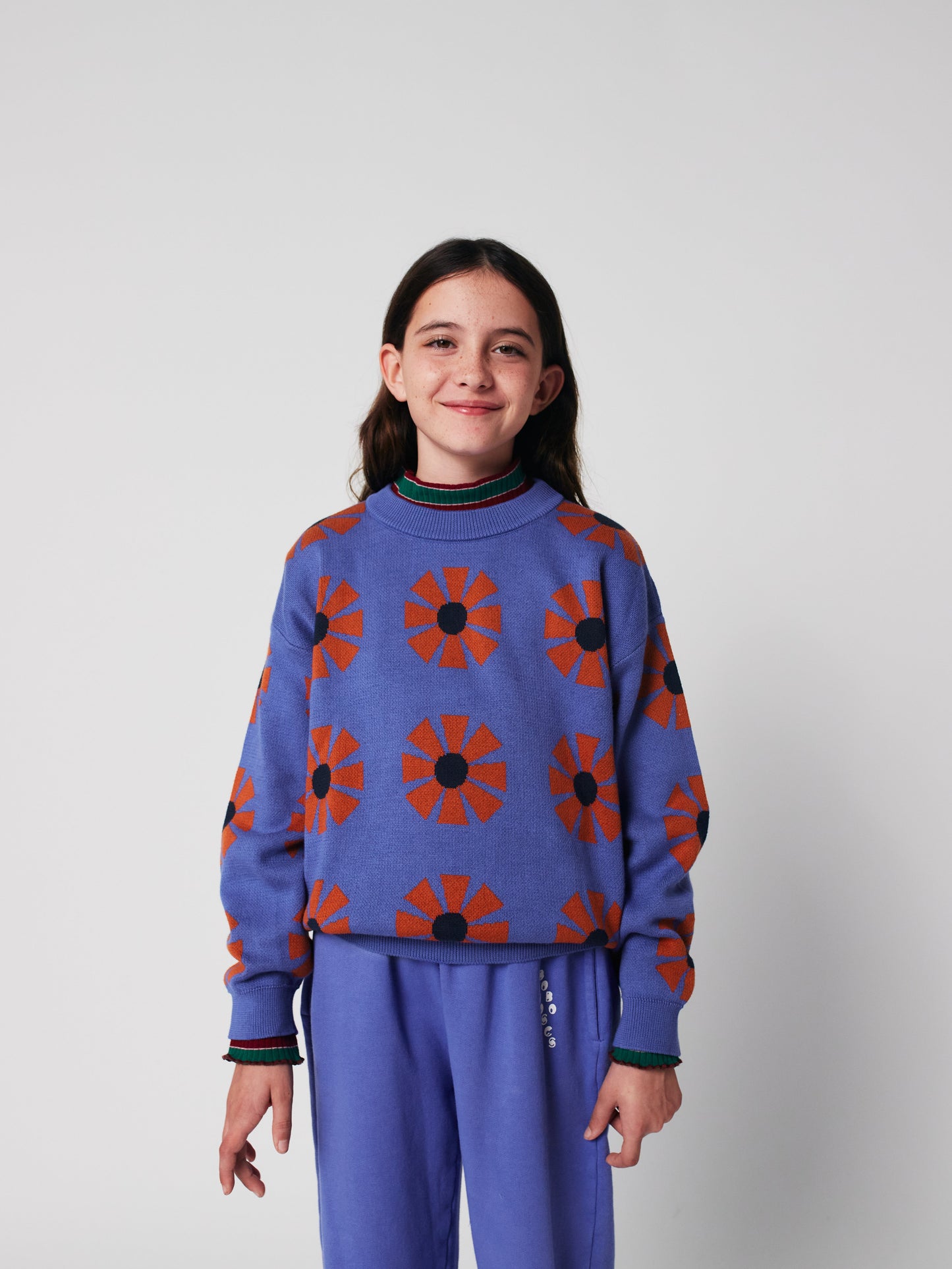 Kaleidoscope all over jacquard jumper Kids Bobo Choses BÉBÉ Concept 