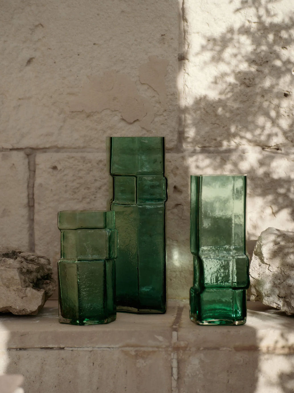 Szklany wazon Muro Vase Large Ferm Living BÉBÉ Concept 