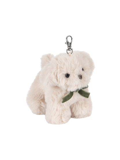 Breloczek Animal Bag Charm OFF WHITE PUPPY