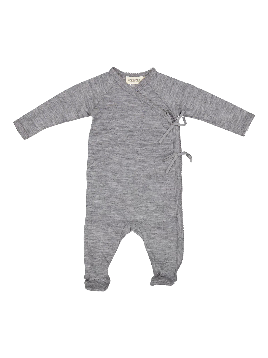 Śpioszki niemowlęce merino Rubetta Pointelle MarMar Copenhagen BÉBÉ Concept 