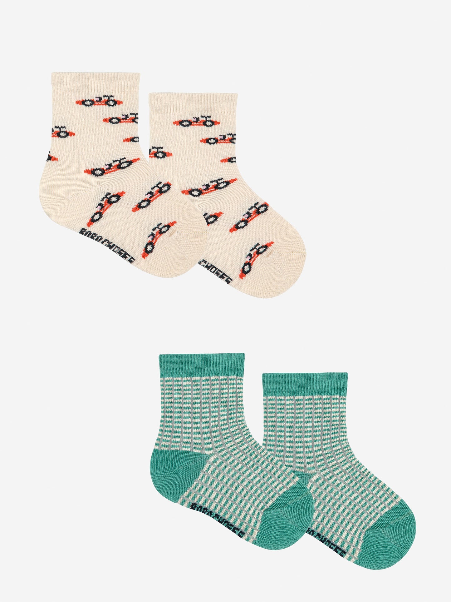 Race Car all over short socks pack Bobo Choses BÉBÉ Concept 