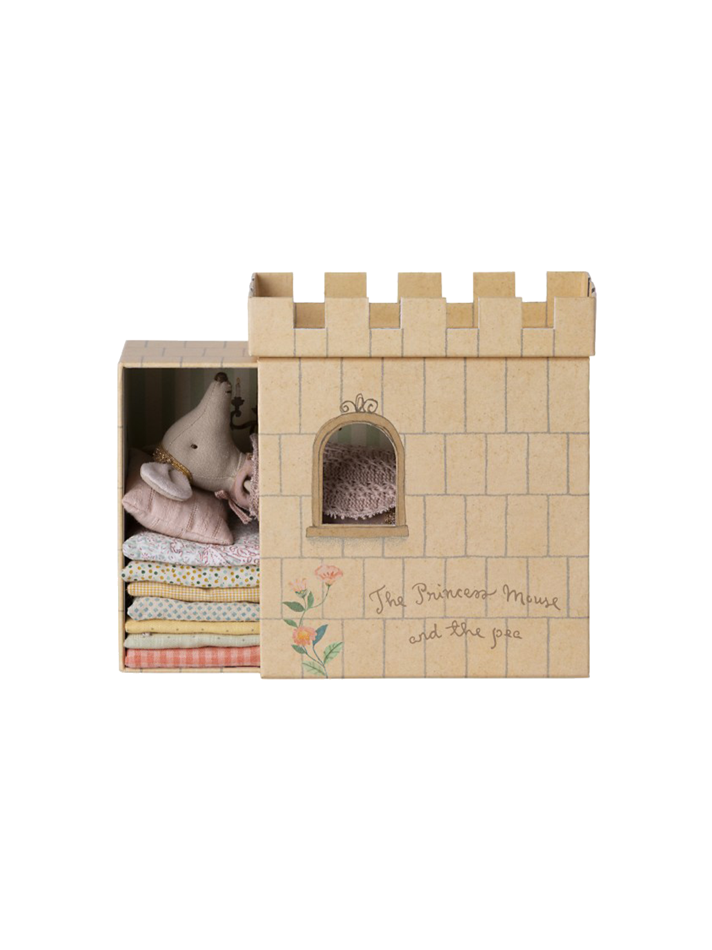 myszka królewna na ziarnku grochu Maileg BÉBÉ Concept