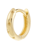 Kolczyk Single Heavenly Stars Hoop Earring GOLD PLATED