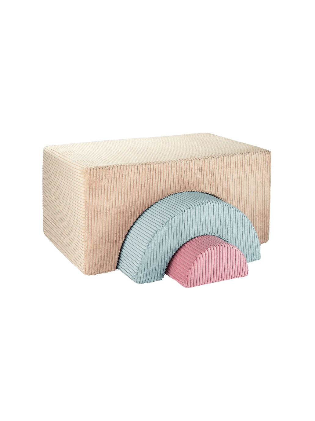 Miękkie klocki Rainbow playset WigiWama BÉBÉ Concept 