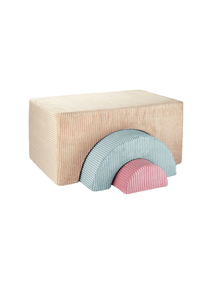 Miękkie klocki Rainbow playset WigiWama BÉBÉ Concept 