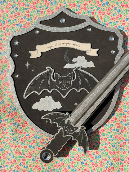 Zabawkowy miecz z tarczą z pianki Konges Slojd BÉBÉ Concept 