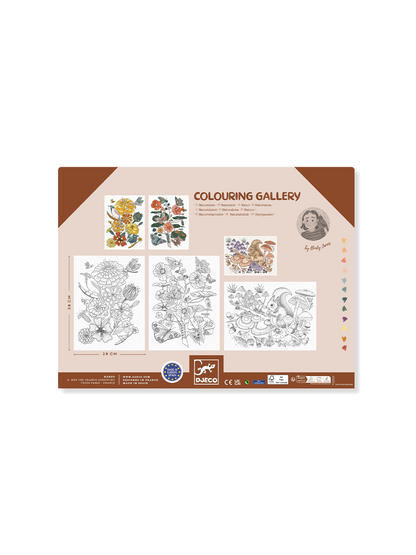 Obrazy do kolorowania w teczce Djeco BÉBÉ Concept