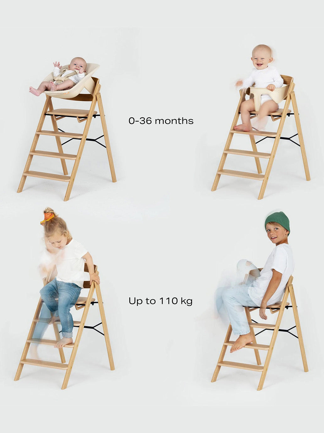 Dostawka niemowlęca KAOS KLAPP® Newborn Seat Kaos BÉBÉ Concept 