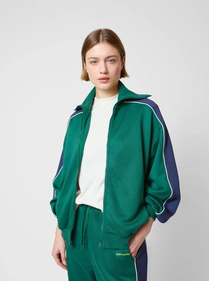 Bluza dresowa Striped zipped sweatshirt Bobo Choses BÉBÉ Concept 