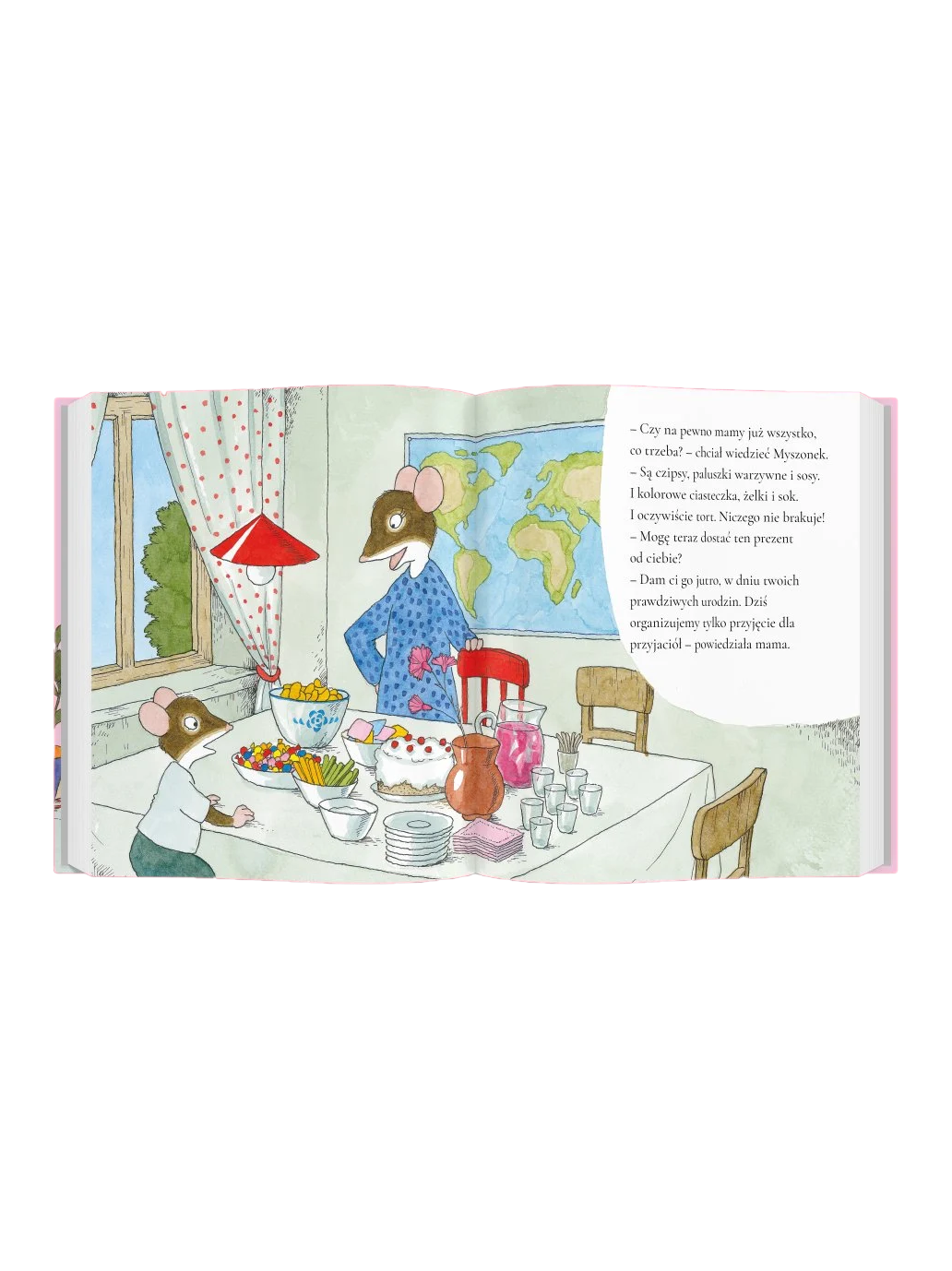 Myszonek i urodzinowy prezent Wydawnictwo Frajda BÉBÉ Concept