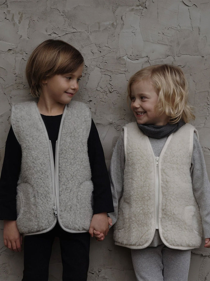 Wełniana kamizelka z podszewką