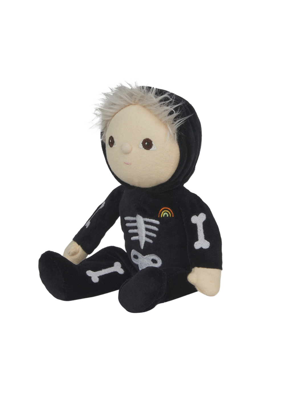 Miękka laleczka Dinky Dinkum Halloween Skeleton Olli Ella BÉBÉ Concept 