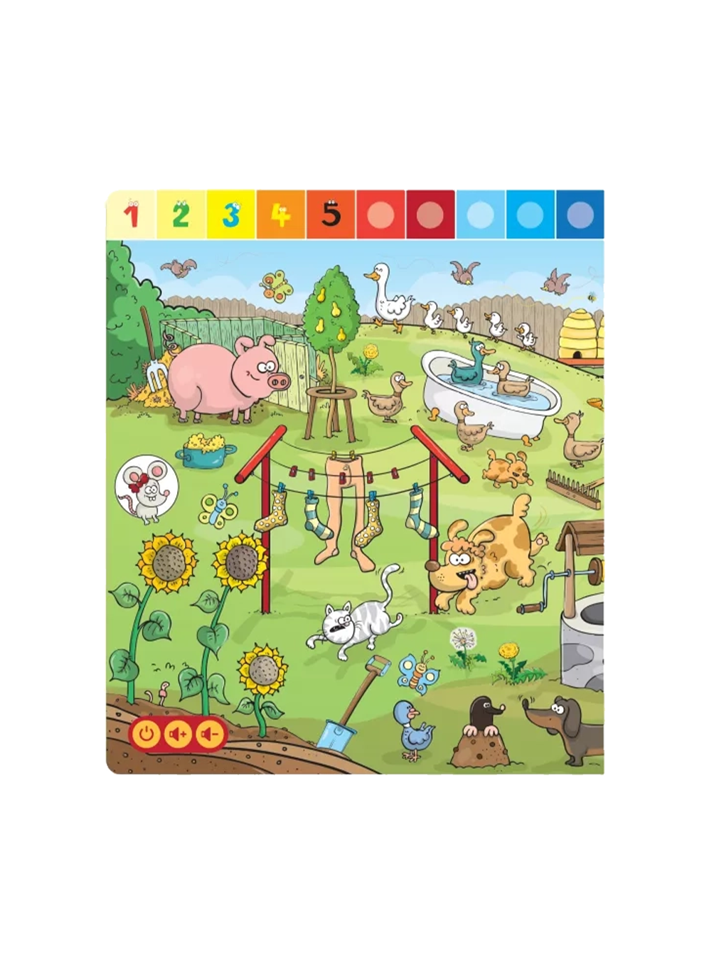 Wesołe liczby. Książka interaktywna Albi BÉBÉ Concept 