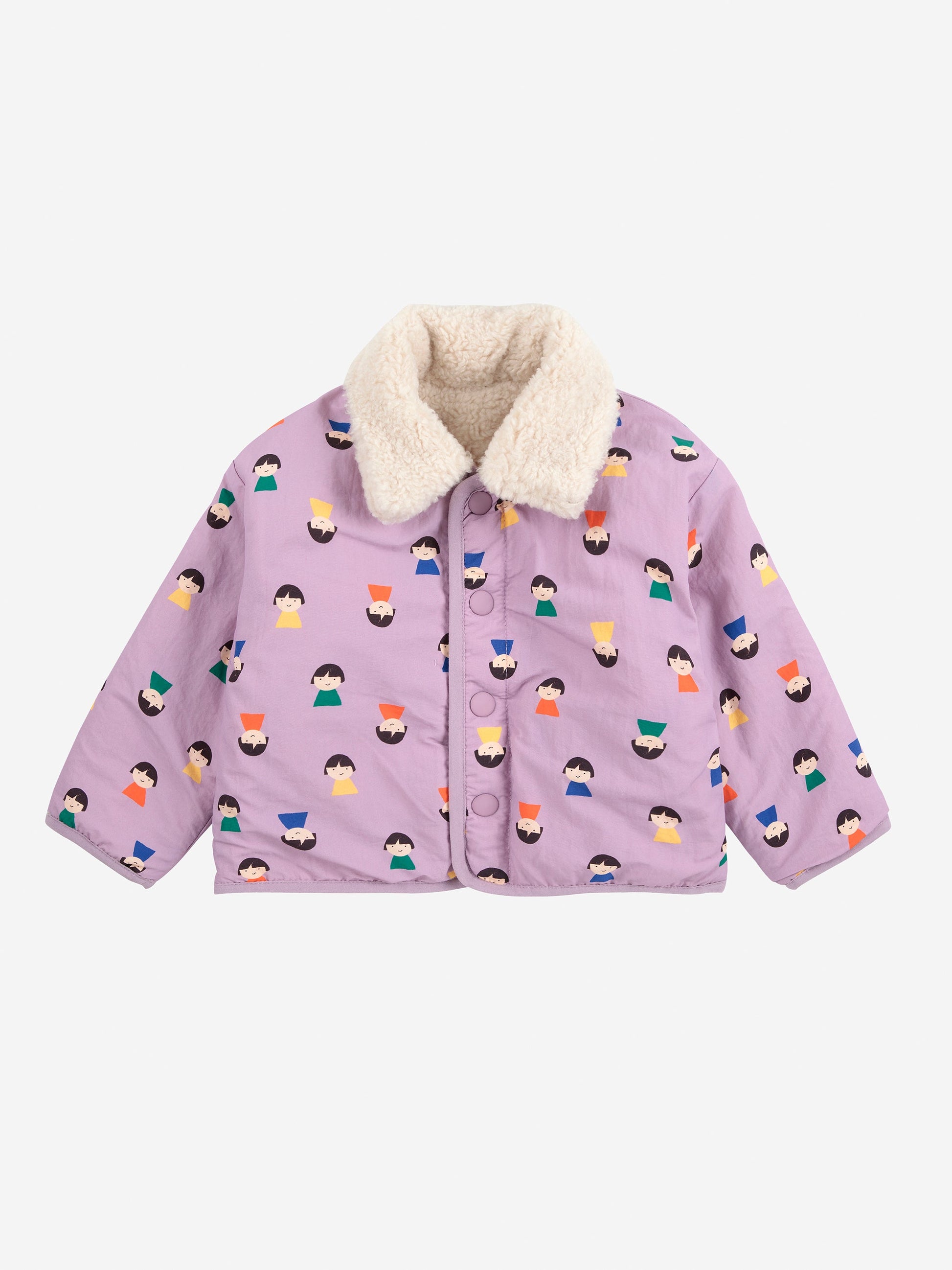 Game Pawns all over reversible sheepskin jacket Baby Bobo Choses BÉBÉ Concept 
