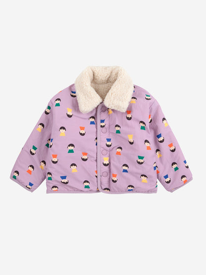Game Pawns all over reversible sheepskin jacket Baby Bobo Choses BÉBÉ Concept 