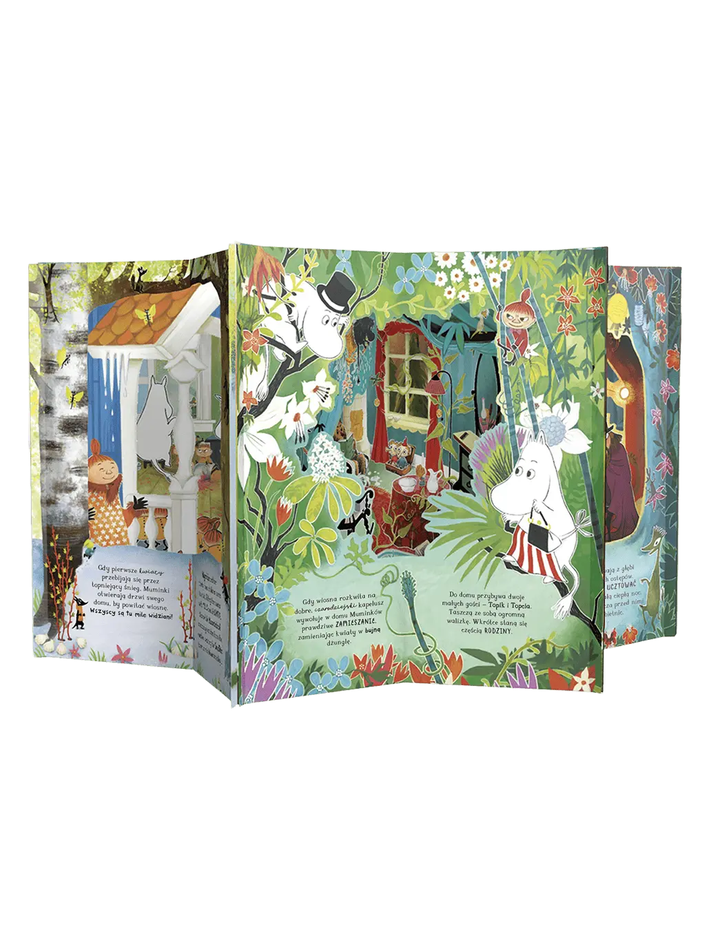 Rok w Dolinie Muminków. Karuzela pop-up Wydawnictwo Harper BEBE Concept 