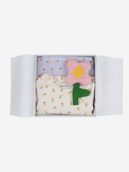 Zestaw niemowlęcy Baby Pansy Flower gift set Bobo Choses BÉBÉ Concept 