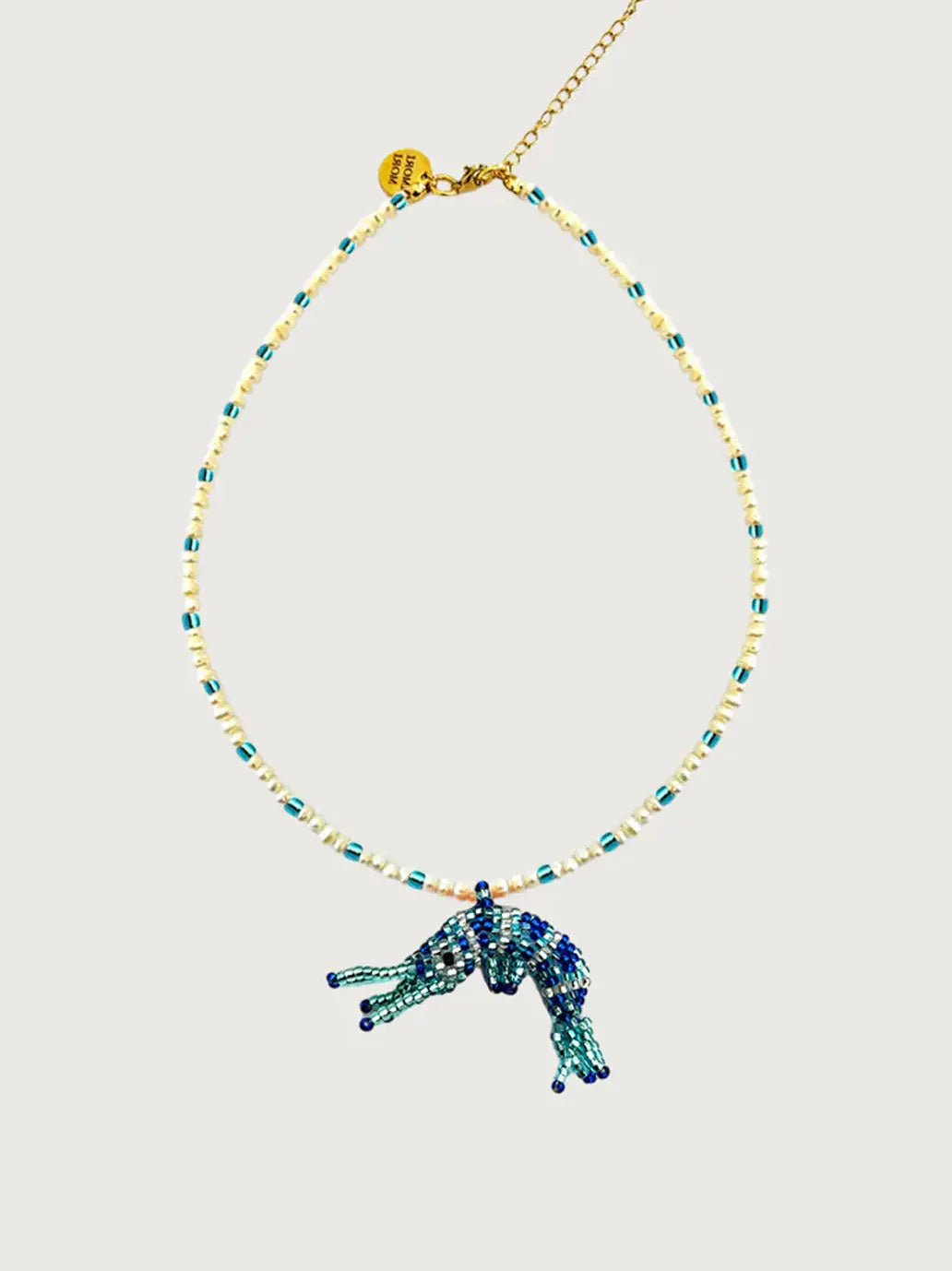 Naszyjnik Baby Prawn & pearls necklace Amori Mori BEBE Concept 