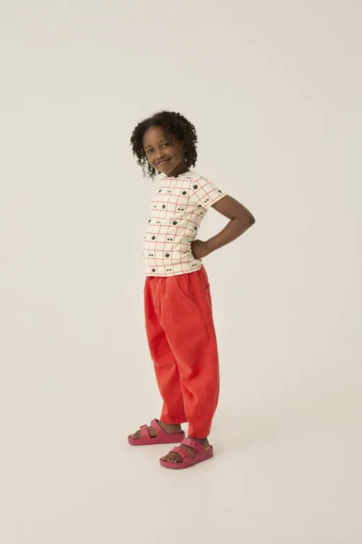 Red Washed Trousers The Campamento BEBE Concept 